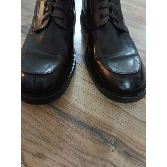 Johnston & Murphy Dark Brown Leather Boots - Picture 3 of 12